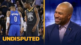 Derek Fisher wasn't 'overly surprised' KD left OKC, talks Westbrook's play style | NBA | UNDISPUTED