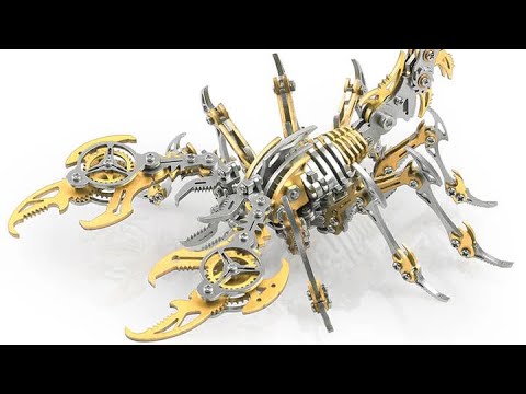 Bộ Mô Hình Steampunk 3D Kim Loại DIY Tự Lắp Ráp Bọ Cạp Kim Loại