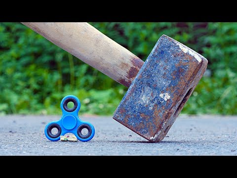 EXPERIMENT Hammer VS Fidget Spinner