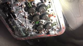 06 Subaru Out back 4AET automatic transmission solenoid replacement
