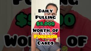 Daily Pulling $5,000 Worth of Pokemon Cards #pokemoncommunity #pokemoncards #marathontraining
