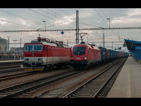 Vlaky Břeclav (9.2.2019)