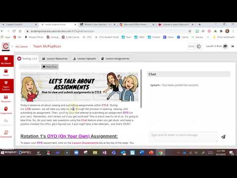 Submitting An Assignment On Ctls