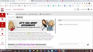 Submitting an Assignment on CTLS