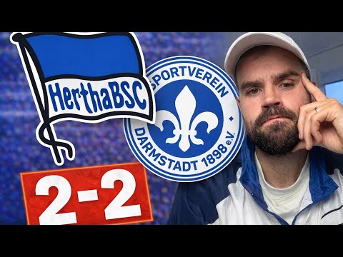 Hertha BSC - SV Darmstadt 2-2 (2-1) Is that it for promotion? 👀Red card?🤯Analysis & player ratings.