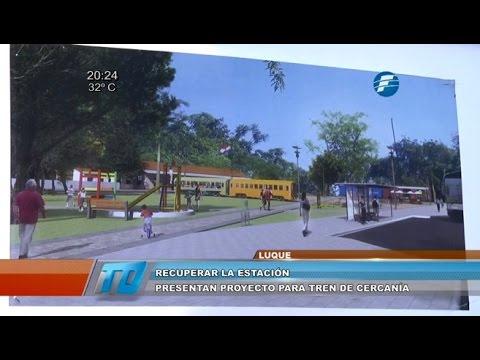 Presentan proyecto para recuperar estación del tren en Luque
