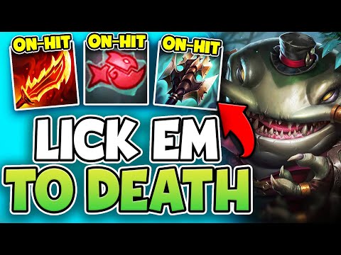 There is NO WAY that On-Hit Tahm Kench is balanced! (FASTEST TONGUE EVER)