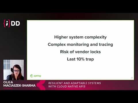 JDD 2021: Resilient and Adaptable Systems with Cloud Native APIs- Olga Maciaszek-Sharma,Spencer Gibb