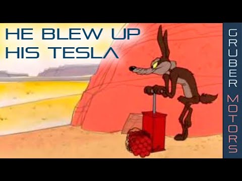 HE BLEW UP His Tesla! | Gruber Motors