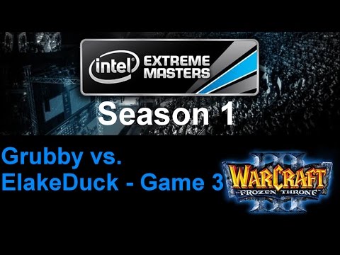 Wc3 IEM S1 - PD5 - Grubby vs. ElakeDuck - Game 3