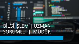 BİLGİ İŞLEM NELER YAPAR