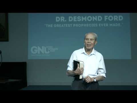 Greatest Prophecies Ever Made Part 1 - Dr Des Ford
