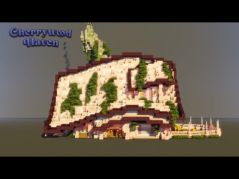 JBuilds - Minecraft: Cherrywood Dream House Timelapse!