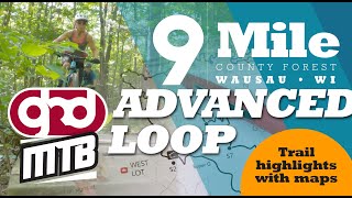 A brief look at the advanced loop at nine mile recreation area. The video highlights, Flower, Stinger, Ho Chi Mihn and K-bypass.