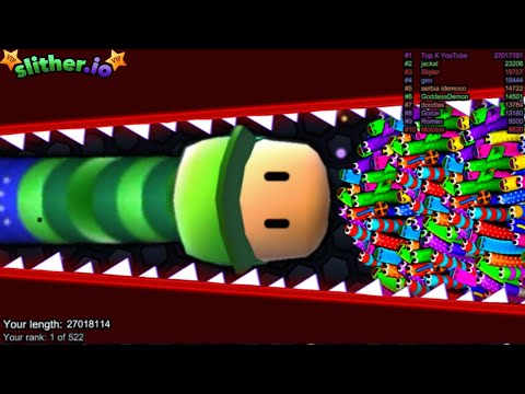 Slither.io A.I. STUMBLE GUYS SKIN vs PRO SNAKE - Epic Skin Slitherio Vip Gameplay - World Record