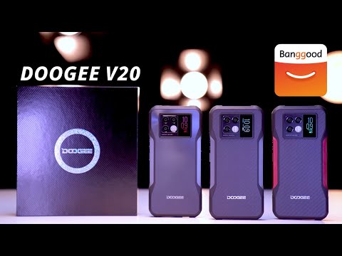 DOOGEE V20 smartphone Unboxing & Testing - Banggood New Tech