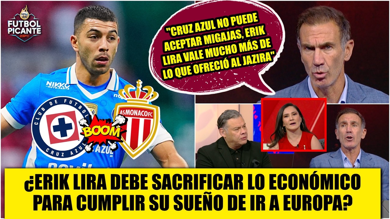 ERIK LIRA con esperanzas de cumplir su sueño: MÓNACO hizo OFERTA FORMAL a CRUZ AZUL | Futbol Picante