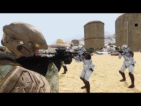 EPIC ARMA - Halo VS Star Wars Tatooine