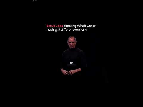 Steve Jobs roasting Windows #stevejobs #apple #microsoft