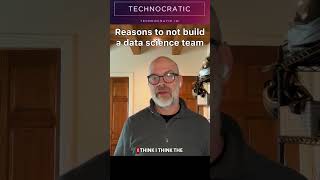 Do not build your own data science team  #artificialintelligence #datascience  #dataanalytics