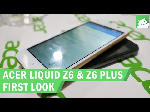 Acer Liquid Z6 & Z6 Plus hands on at IFA 2016