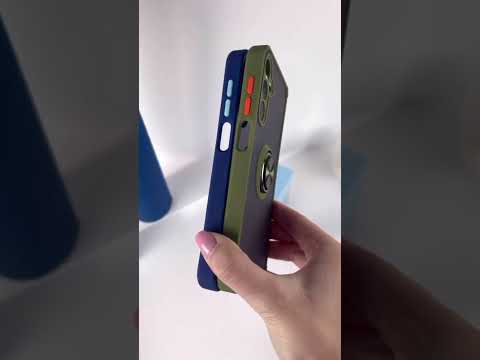 Xiaomi Redmi Note 14 (4G) EU противоударный чехол Gingle Ring Case с кольцом и подставкой / Синий Blue - фото 1 - id-p2599718488