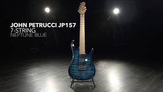 Video thumbnail for Sterling by Music Man John Petrucci JP157 7-String, Neptune Blue | Gear4music demo by Gear4music Guitars