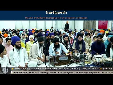 037 Shepparton 24Dec2023 MonMor Akhand Keertan Bhai Parminder Singh Jee Australia