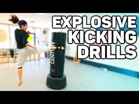 Explosive Taekwondo Footwork & Kicking Drills