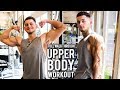 Upper Body Workout At Gold's Gym (Full Workout Walkthrough)