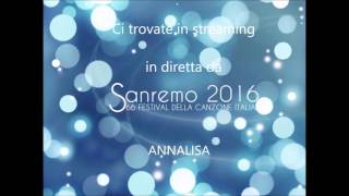 ANNALISA - Il diluvio universale - Finale Live Festival di Sanremo 2016