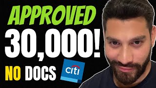 $30,000 PERSONAL LOAN APPROVED w/ NO DOCS!!!  | CITI BANK (DATA POINTS)