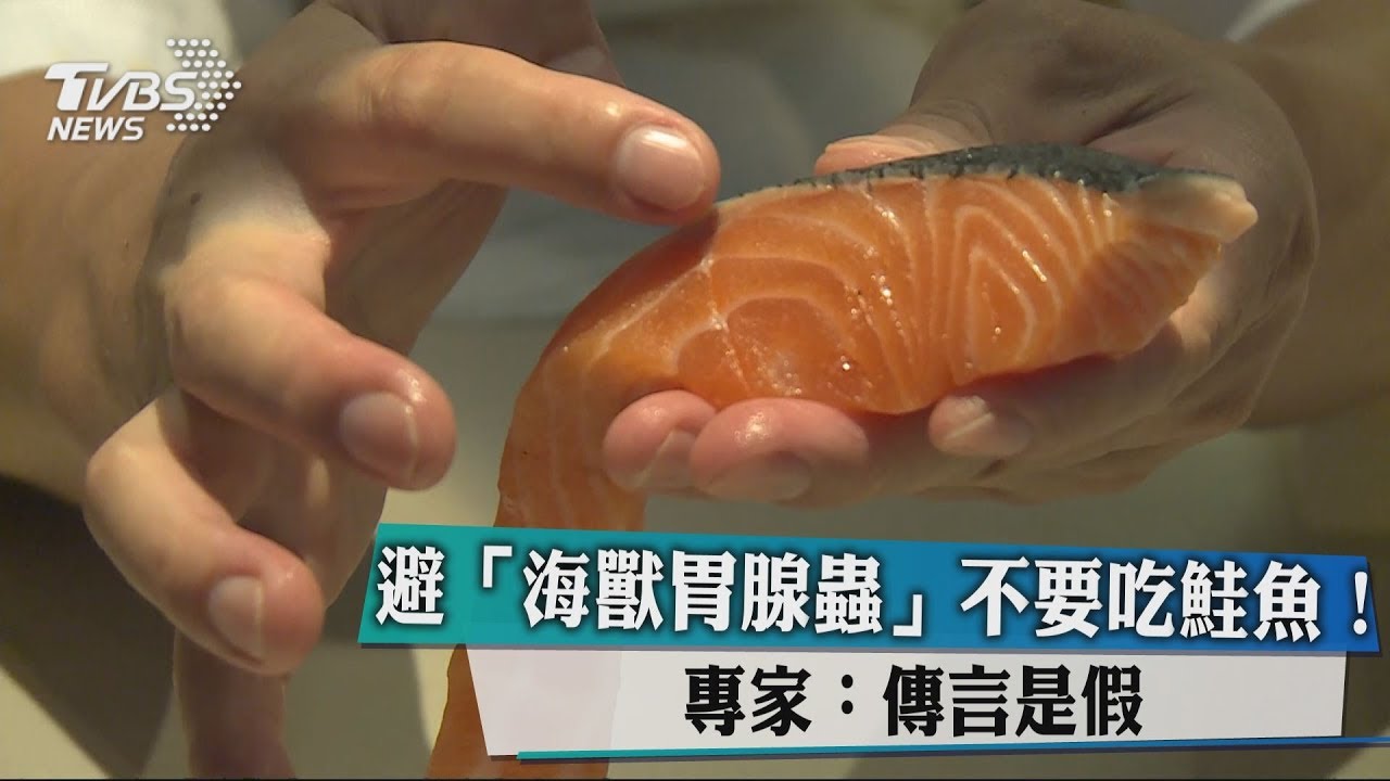 避「海獸胃腺蟲」不要吃鮭魚! 專家:傳言是假