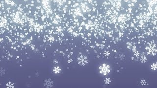 Falling Snowflakes Background Loop for Winter/Holidays