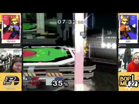 BOPME 27: SSBM Singles Bracket: Trevor (Fox) vs Jisp (Fox)