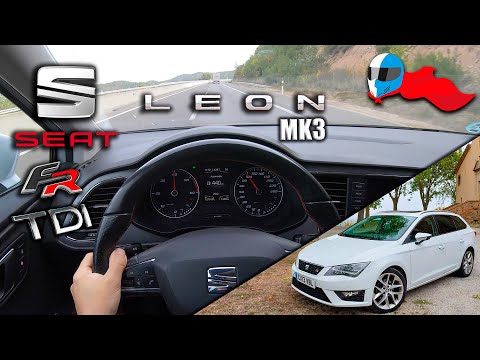 2016 SEAT Leon FR ST 2.0 TDI (110kW) POV 4K [Test Drive Hero] #45 ACCELERATION, ELASTICITY & DYNAMIC