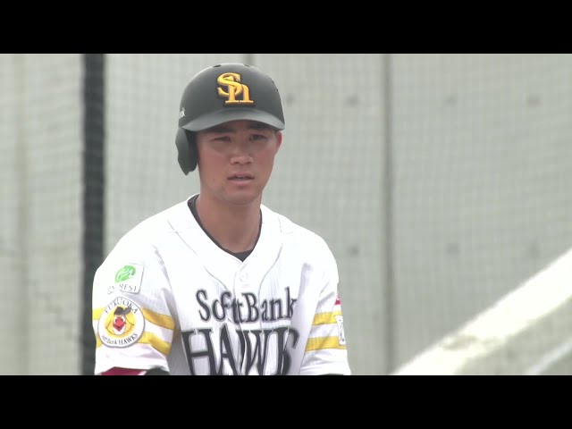 【ファーム】すぐさま追加点!! ホークス・庄子雄大 センター返しで2者連続タイムリーヒット!! 2025年5月1日 福岡ソフトバンクホークス 対 阪神タイガース