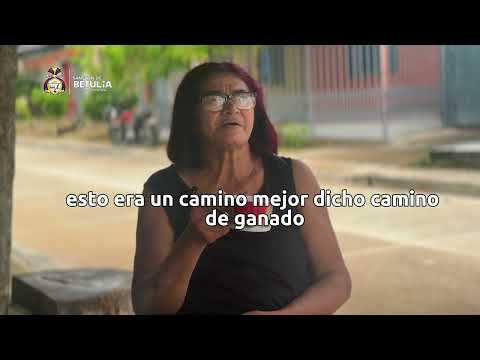 La primera calle pavimentada de la gestión del alcalde Roberto Ortega Aldana | Barrio La Paz