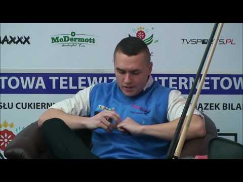 Mistrzostwa Polski w Bilard - Rumia 2016 Mieszko Fortuńki vs Radosław Babica 10 bil