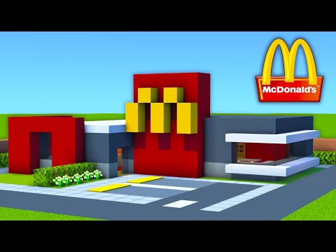 Minecraft Tutorial: How To Make A Modern McDonalds