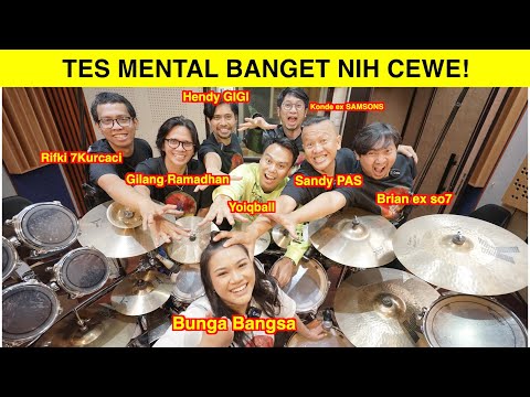 BUNGA BANGSA UNJUK GIGI DI DEPAN DRUMMER TERKENAL INDONESIA