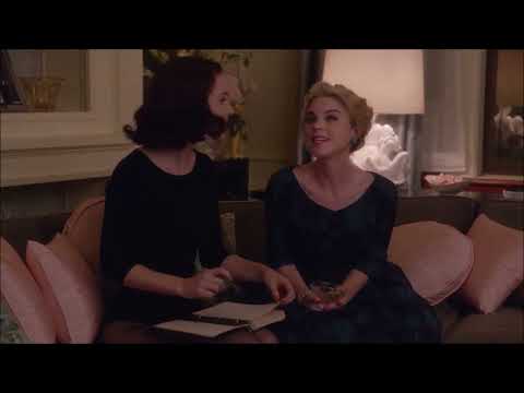 Rachel Brosnahan and Bailey De Young leg show - The Marvelous Mrs. Maisel (S1E1, 2017)
