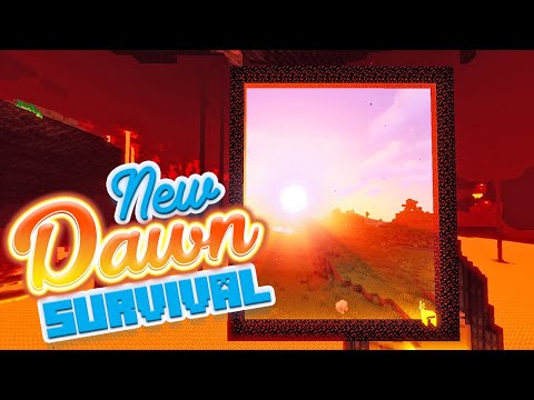 New Dawn Survival - DIMENSION HOPPING!!! Ep 14 - Minecraft Modded Survival