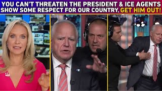 Governador de Minnesota é REMOVIDO de entrevista à Fox News após ameaça HORRÍVEL contra o ICE e Trump