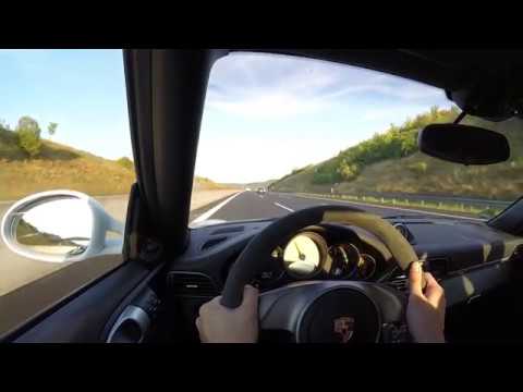 Porsche 997 GT3 - First faster drive Autobahn