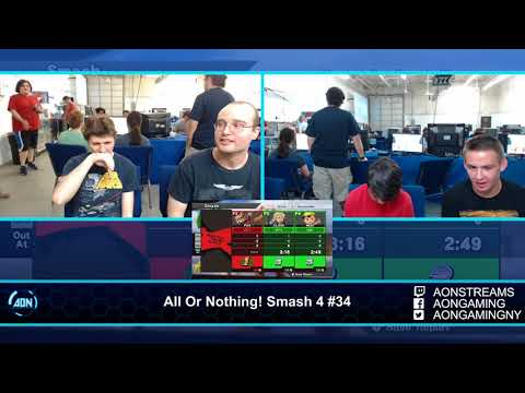 AON Smash 4 #34 Sean S & Rory Vs PK Chris & Apex Is Bad Winners Bracket