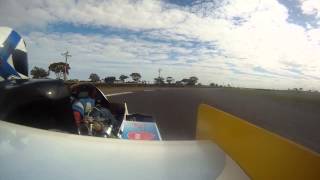 preview picture of video 'Superkart Mallala 19-5-2013 250 Gearbox race 2'