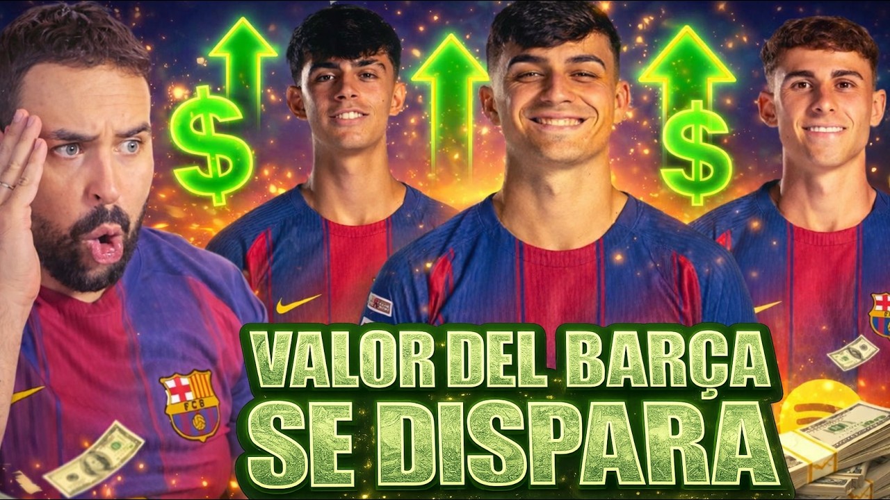 🚨El VALOR de la PLANTILLA del BARÇA se MULTIPLICA  ¡NUEVA ACTUALIZACIÓN del MERCADO! SORPRESAS