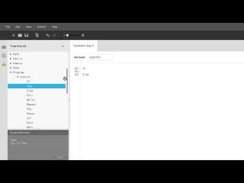 Basic programming commands on your Ti-84