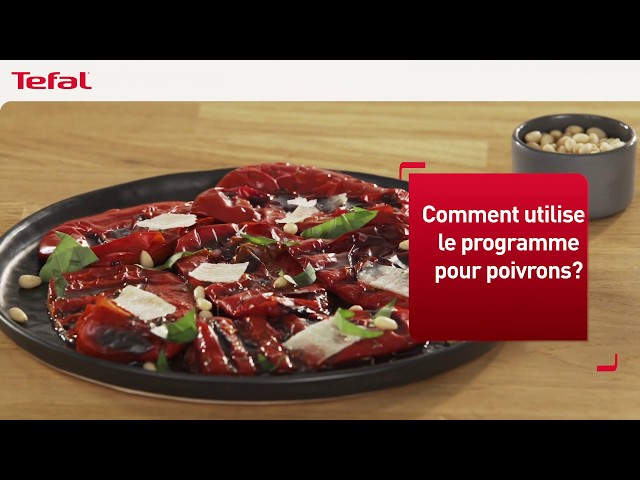Video teaser per Tefal OptiGrill Elite - Comment utiliser le programme pour poivrons